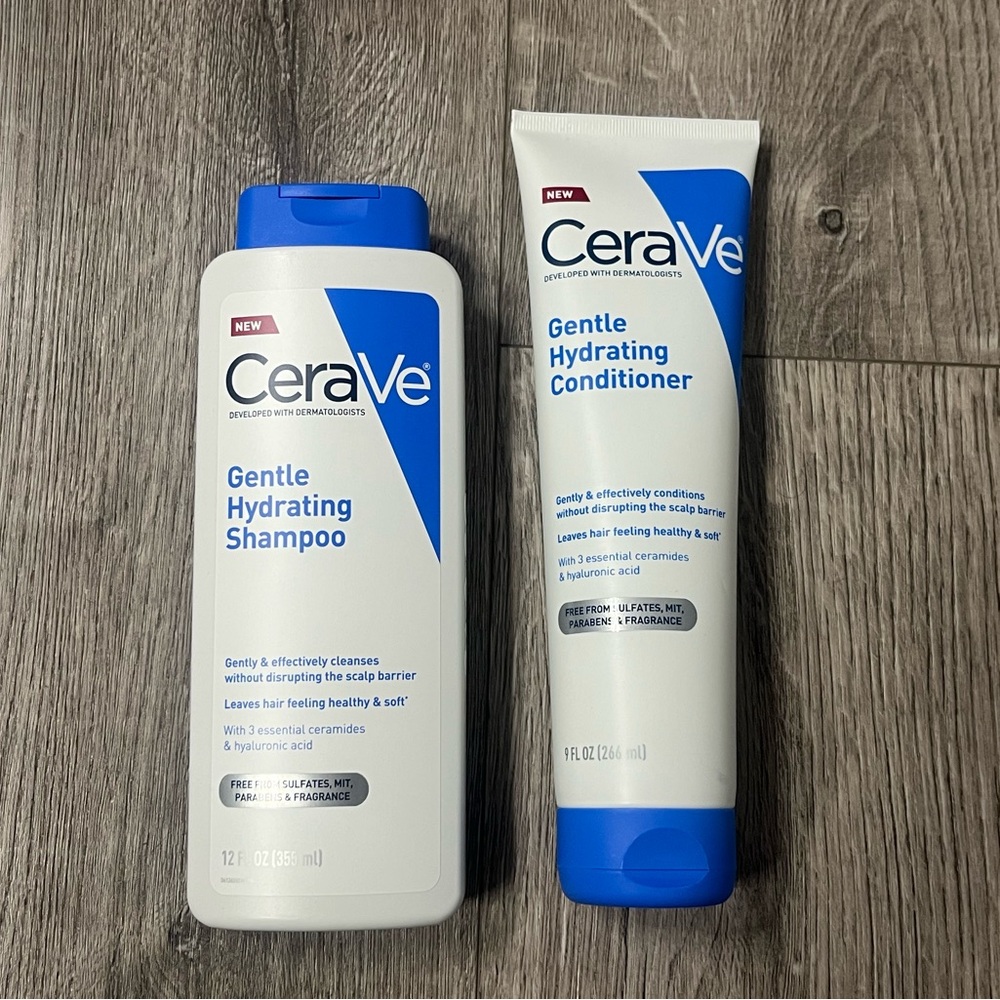 Cerave Gentle Hydrating Shampoo and Conditioner Set
